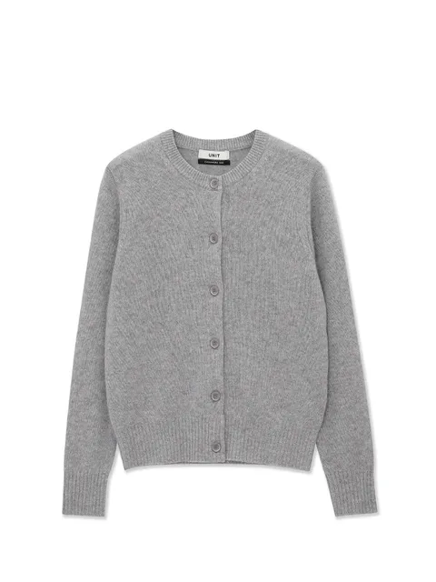 캐시미어 베이직 포인세티아 가디건 (UFKKCA450C-M/GREY)