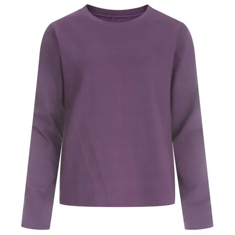 [하프클럽] 베이직 슬립 국산 면 100 데일리 이너 긴팔티셔츠 DAI-WSH-1153-진보라