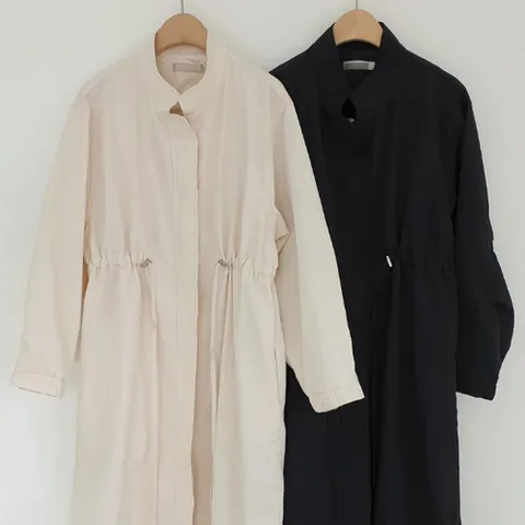 롱 바람막이 야상 점퍼 203G607S 빅사이즈 여성의류