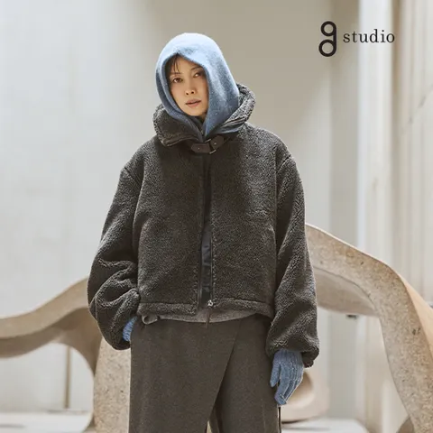 1-2. 지스튜디오 25FW 캐시미어울 테디 카반점퍼