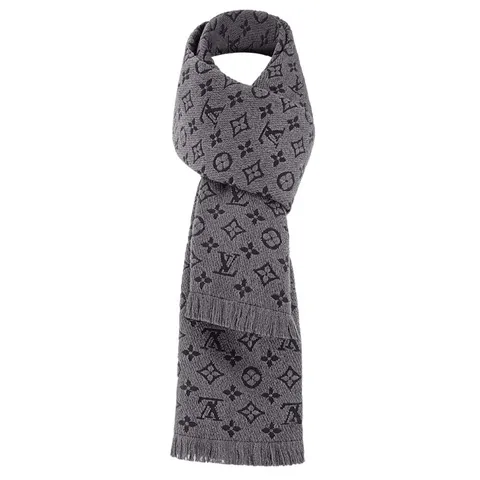 [명품] 루이비통 모노그램 클래식 머플러 차콜 그레이 M78526