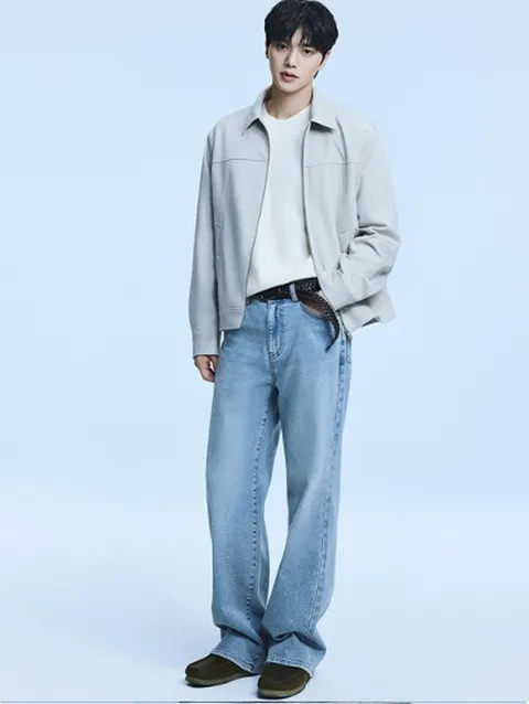 남성 컴포트 와이드핏 데님 팬츠 PHG1DP1039