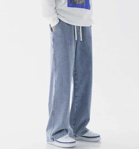 [누적판매1만장] 포시즌 밴딩 와이드 데님 팬츠 P_DS209