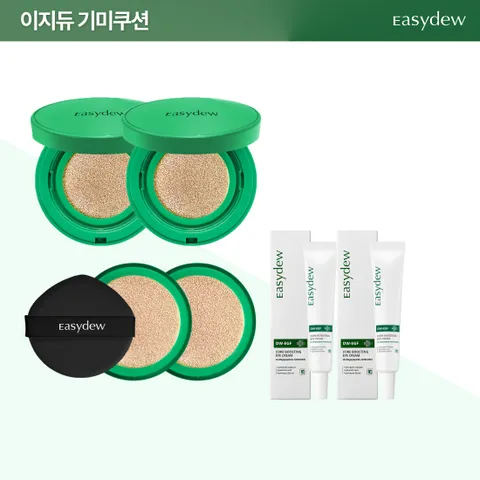 [1등 쿠션/1]대웅제약 이지듀 앰플쿠션 본품2+리필2+아이크림2