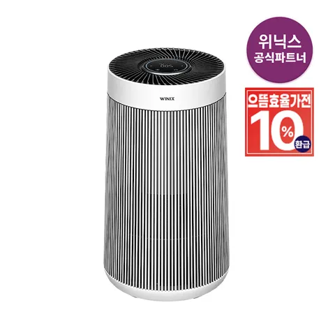[으뜸효율][공식인증점] 위닉스 공기청정기 타워엣지 화이트 AT8E430-MWK