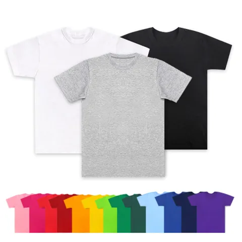 3장세트 마마로 국산 코마사 순면100% 남자 여자 기본 무지 티셔츠 반팔티 면티