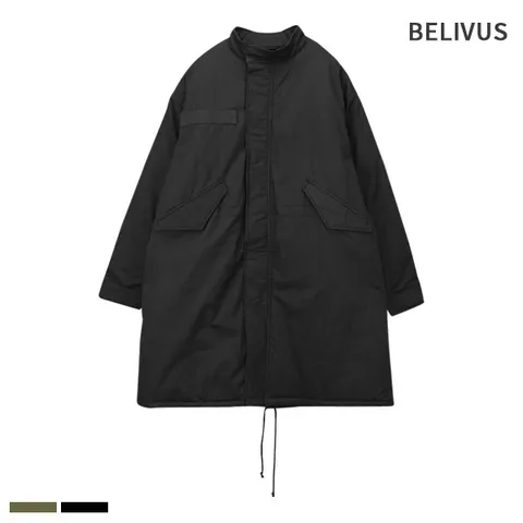 빌리버스 남자 다운라이크 파카 야상 패딩 투웨이 점퍼 겨울 아우터 WS179