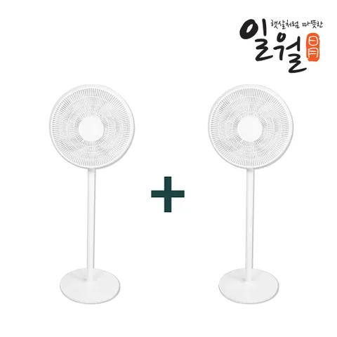 일월 선풍기 팬큘레이터형 16인치 스탠드형 높이조절 가정용 사무실 1+1