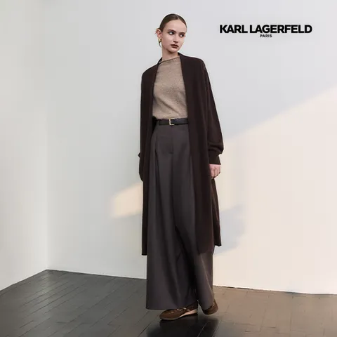 4-2 칼라거펠트 25FW 캐시미어100 롱 가디건