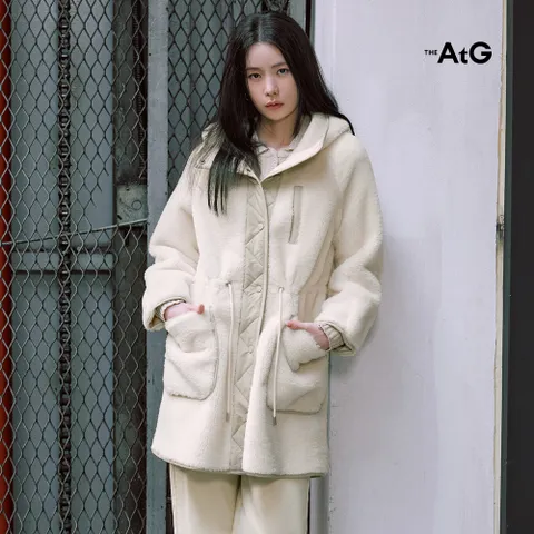 [온플]더엣지 25FW 플러피 후드 자켓