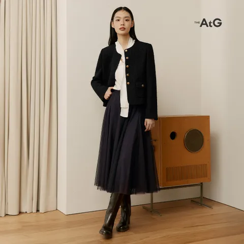 5-4.[론칭가79,900원] 더엣지 투톤 샤 스커트