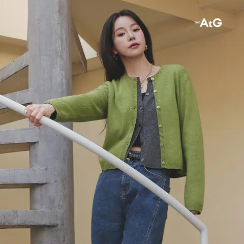 [온플]더엣지 25FW 폭스울 혼방 가디건 3종