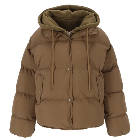 [롯데백화점][에이비에프지]후드 레이어드 스타일 숏 패딩 점퍼 APZ1HU02A