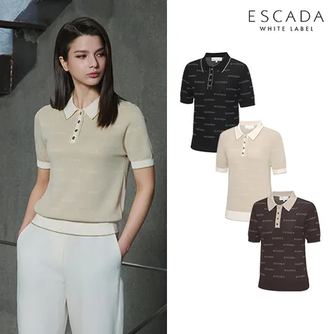 3. [상시가 189,000원]에스까다 화이트라벨 26SS 썸머 카라 니트 여성