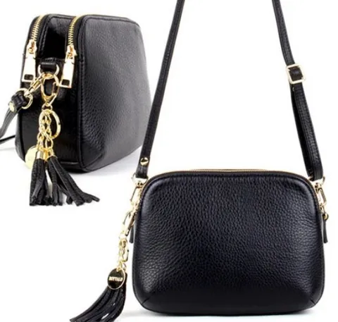 천연 소가죽 여성 여자 핸드백 미니 크로스백 숄더백 투웨이스