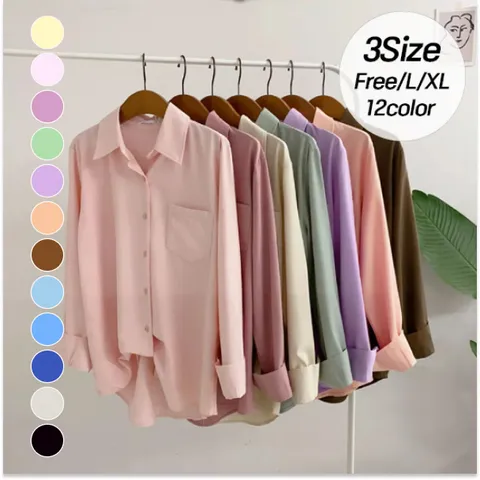 [브리치] 허니제이 /  구김No  지케 카라 여유핏 포켓 셔츠/ 12컬러/ 3사이즈