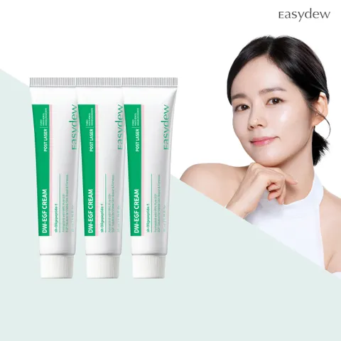 [대웅제약/5]최신상 이지듀 포스트 레이저 EGF 크림 3통