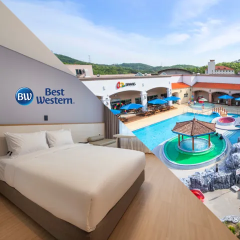 (충남) 베스트웨스턴 아산 호텔 + 스파비스 아산 2인 3인 패키지