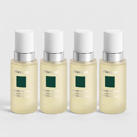 바이브랩 리바이브 테라피 헤어 스칼프 인핸싱 폼 두피 영양제 에센스 100ml 4 SET