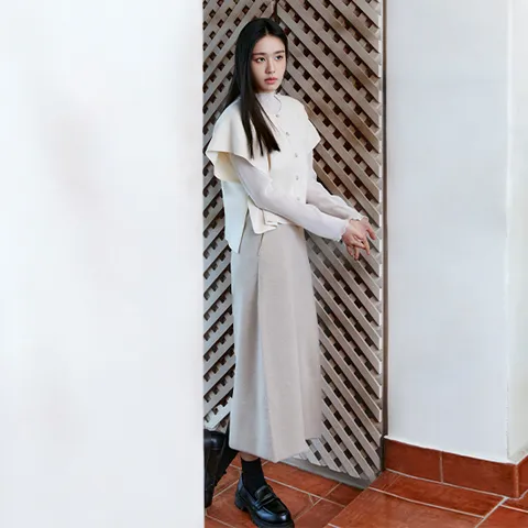 2.5 셀렙샵 에디션 하프밀라노 니트 스커트