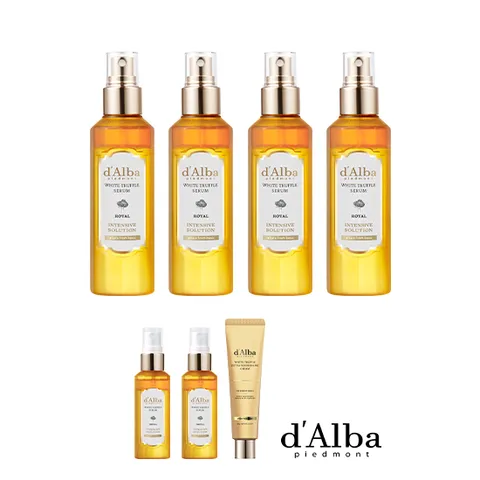 [달바 d'Alba] 로얄 화이트트러플 세럼6통+너리싱영양크림