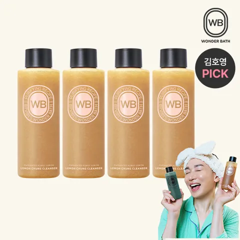 [원더바스] 레몬청 클렌져 허니&레몬 4통