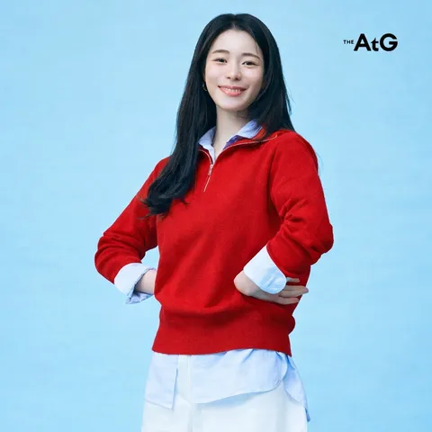 2-1.[최초가79,900원] 더엣지 26SS 쿼터집업 니트 3종