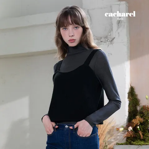 [론칭가 69,900원] 까사렐 24FW 시그니쳐 니트 뷔스티에 3종