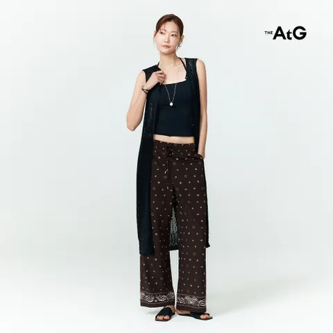 2-2.[최초가79,900원]더엣지 26SS 크로셰 롱 베스트가디건 2종