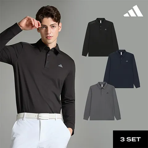 [앱10%↓] ADIDAS GOLF 25FW 남성 기모 카라티 3종