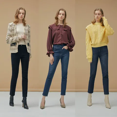 [하프클럽]  여성 가을데님 3종