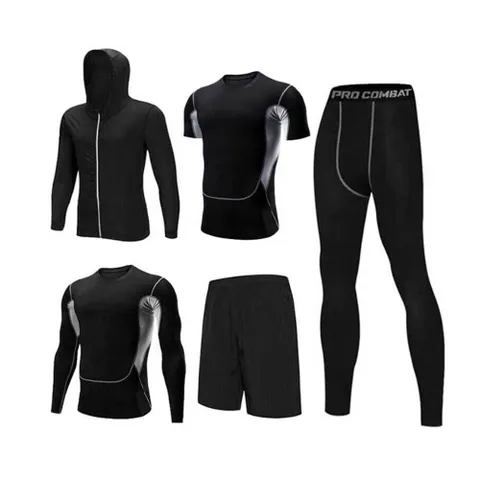 남성 트레이닝세트 5종 남자 요가 피트니스 헬스복 스포츠치마레깅스 필라테스복