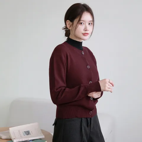 [최초가 109,000원]오벨론 데일리 니트 가디건 2종세트