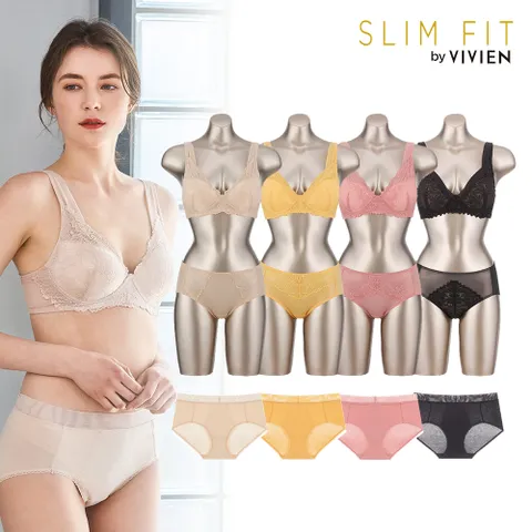 비비안 라이크라 더블풀컵 노와이어 여성속옷세트 12종