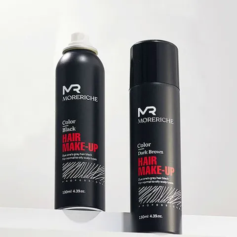 간편 새치커버 뿌리는 스프레이 머리채 흑채 130ml 흑채 흑채스프레이 뿌리는흑채 흰머리흑채