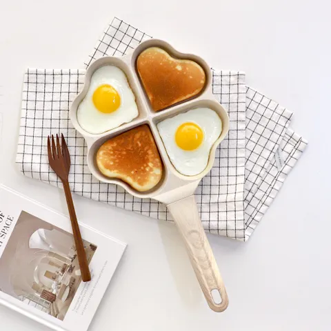 벨링 IH 인덕션 프라이팬 하트 4구 1p