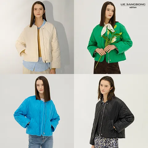 이상봉에디션 웨이브 퀼팅 점퍼 1종