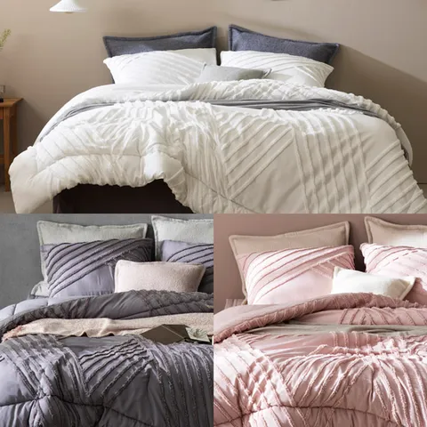 [까사리빙] 터프팅 워싱 침구 풀세트 K