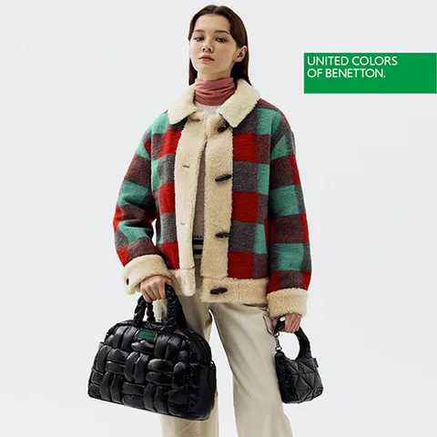 [BENETTON]베네통 정품 25FW 더블 위빙 클라우드백 3종