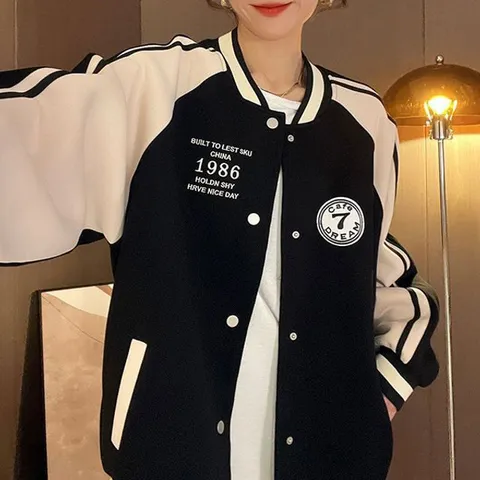 점퍼 블루종 야구 유니크 자켓 여자 재킷 아우터 항공 야구점퍼 과잠 바시티자켓 야구잠바