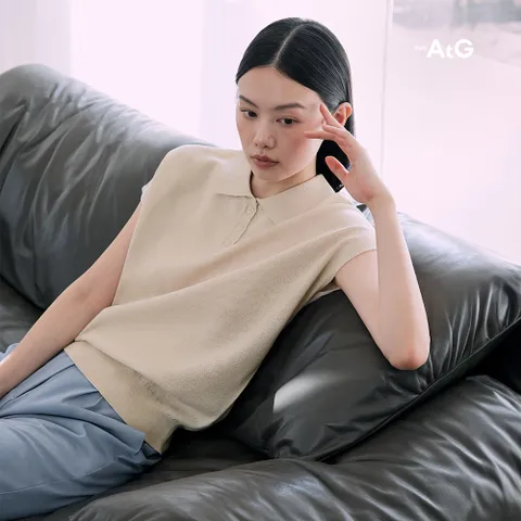 [온플]더엣지 25SS 프렌치 린넨혼방 시어 카라니트 3종