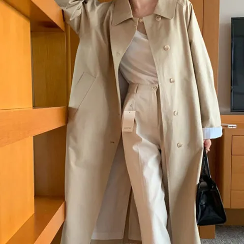 [브리치] 슈팅스타 / 카라넥 심플 클래식 데일리 간절기 롱 코트 226878