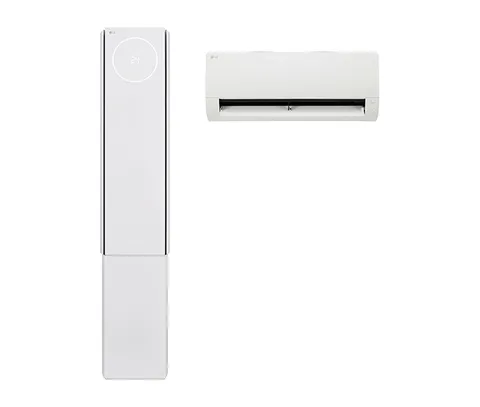 렌탈 LG 에어컨 멀티형 2in1 오브제컬렉션 휘센 뷰3 18+6평 FQ18EV3EA2 60개월 93900