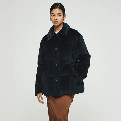 4.3바니스 뉴욕 오필리아 벨벳 구스 다운