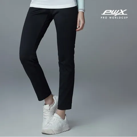 [하프클럽]  여성 블랙 간절기 트레이닝 바지 팬츠 P201I402A_BK
