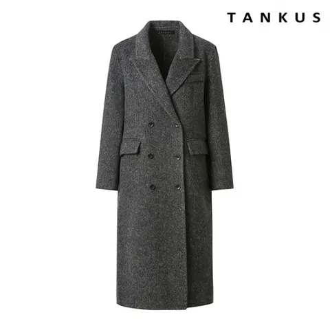 정상가299,000 | 모던 더블카라 울 아웃 포켓 롱코트 (TW4CT003L0)