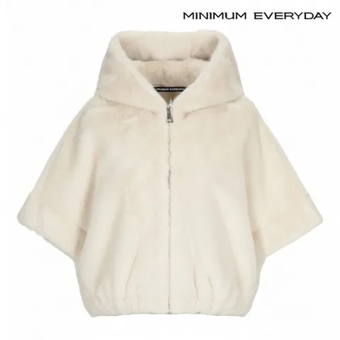 정상가159,000 | [미니멈 에브리데이]퍼 후드 집업 투 포켓 반팔 여성 자켓 (EA3JK022D)