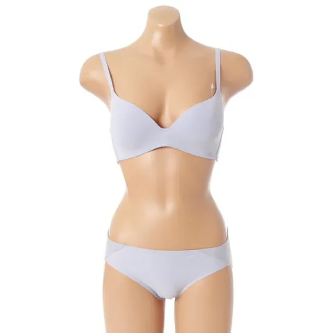 [롯데백화점][엘르이너웨어]여성 릴렉스 퓨징 노와이어 브라팬티세트(EBWBRR12EBWBPR12BGY)