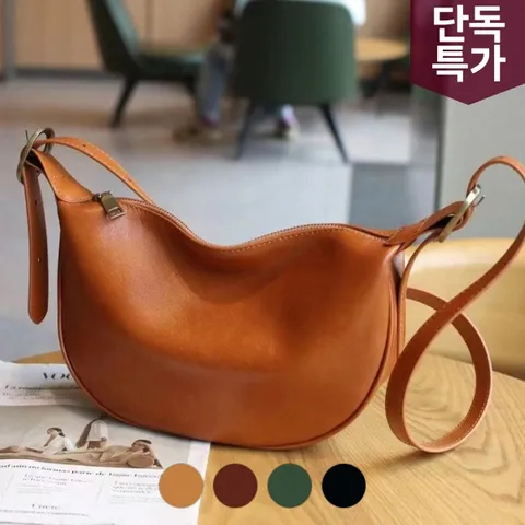 [브리치] 쏘울백 / 쏘울백 튜니 플업 소가죽 크로스백 (4color)