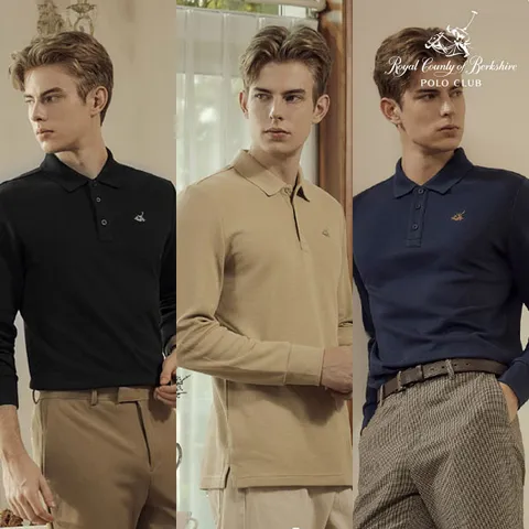 [하프클럽] RCB폴로클럽 남성 캐주얼 긴팔 PK티셔츠_PLLT241_M